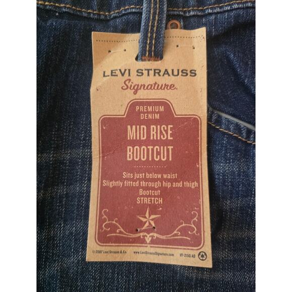 NWT Levis mid rise boot cut stretch jeans - 14 misses - Picture 5 of 6